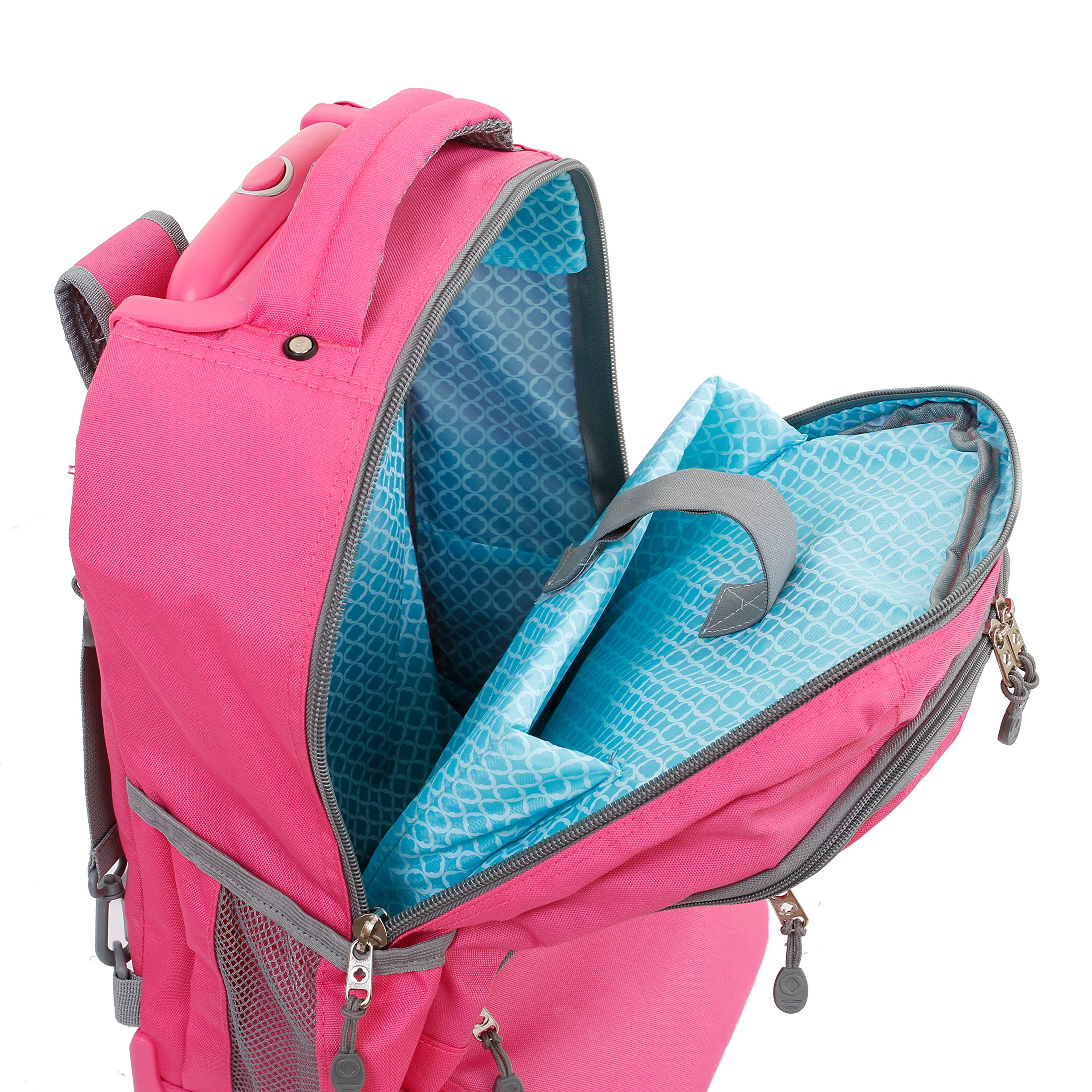 J World New York Walkway Rolling Backpack - Image 4